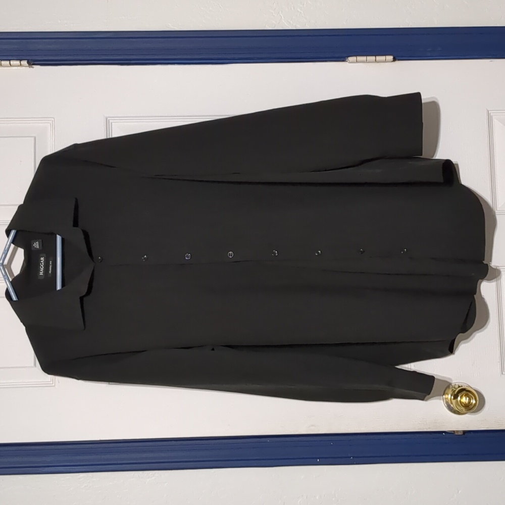 Haggar Classic Fit Black Shirt 2X/18